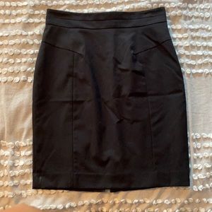 Black pencil skirt